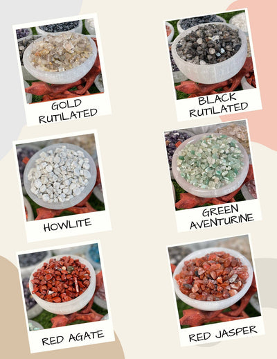 Natural Crystal Chip , Real Gemstone chips , Crystal Loose