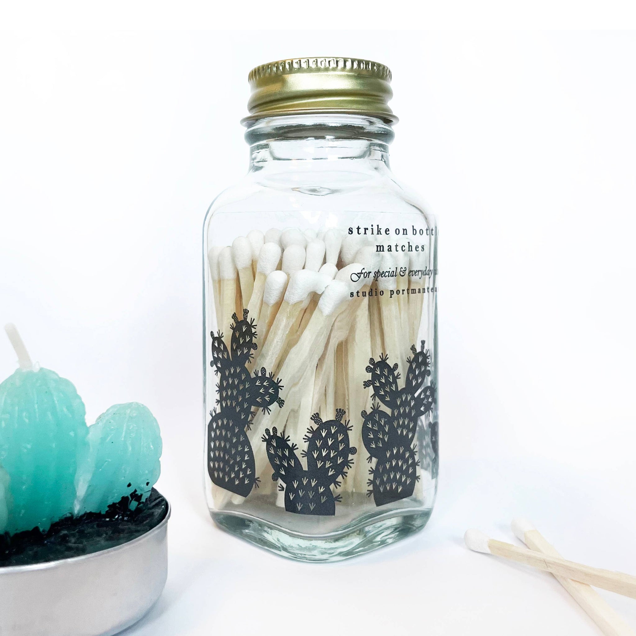 Variety Pack of Desert 2" Match Jars: Saguaro + Prickly Pear