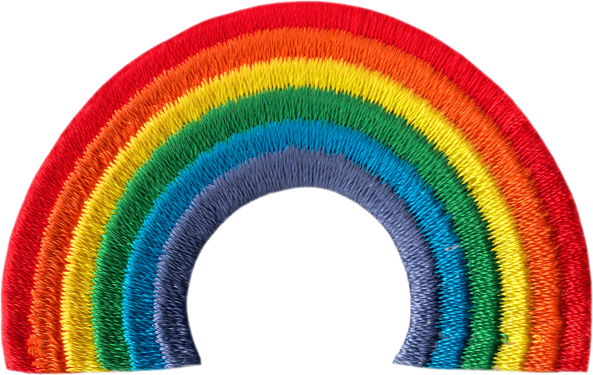 Patch - Classic Rainbow Arch - 2.38"  - Cheerful Positivity