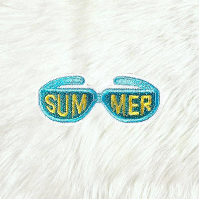 Sunglasses Summer Embroidery Iron On Patch