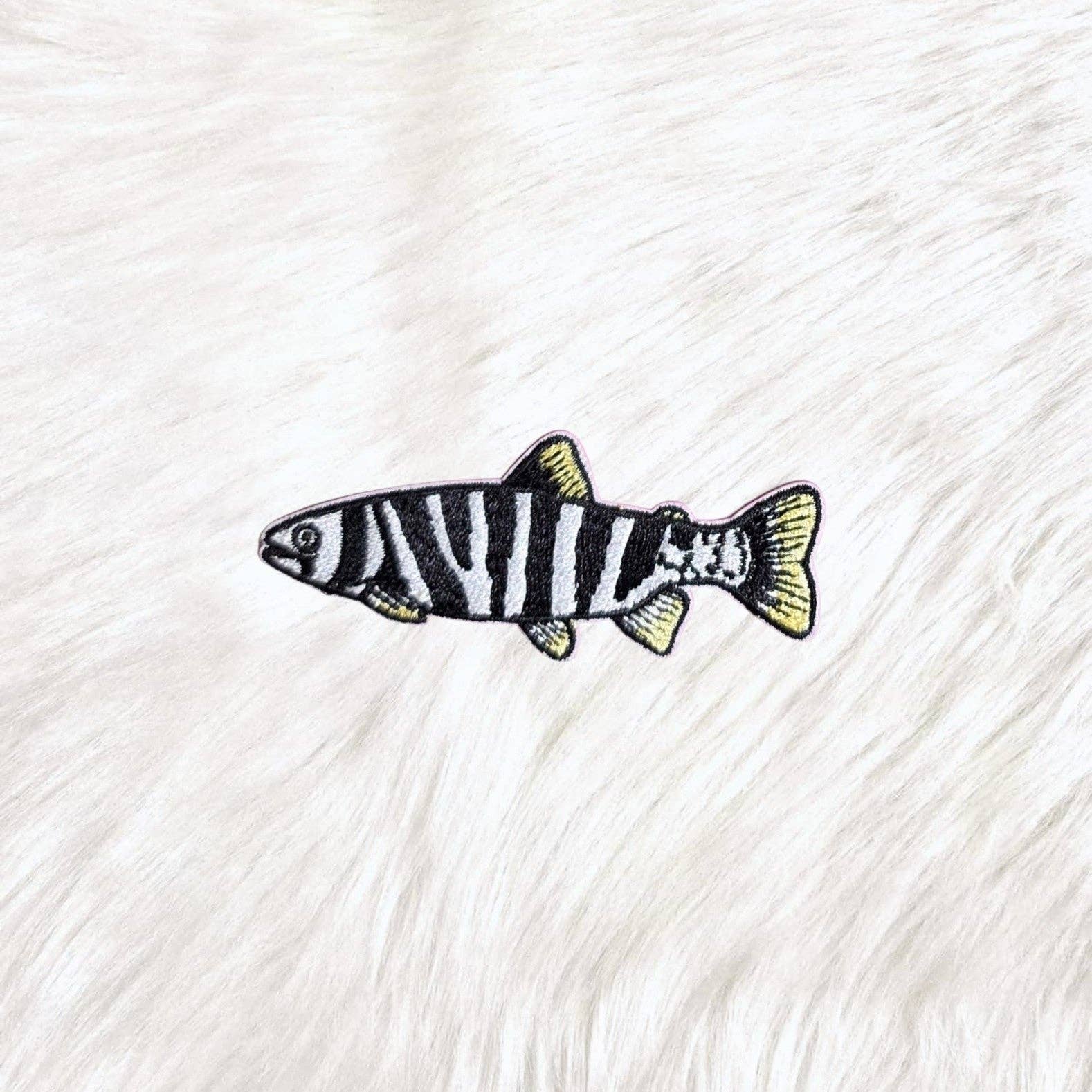 Fish Salt And Freshwater Embroidery Iron On Patch