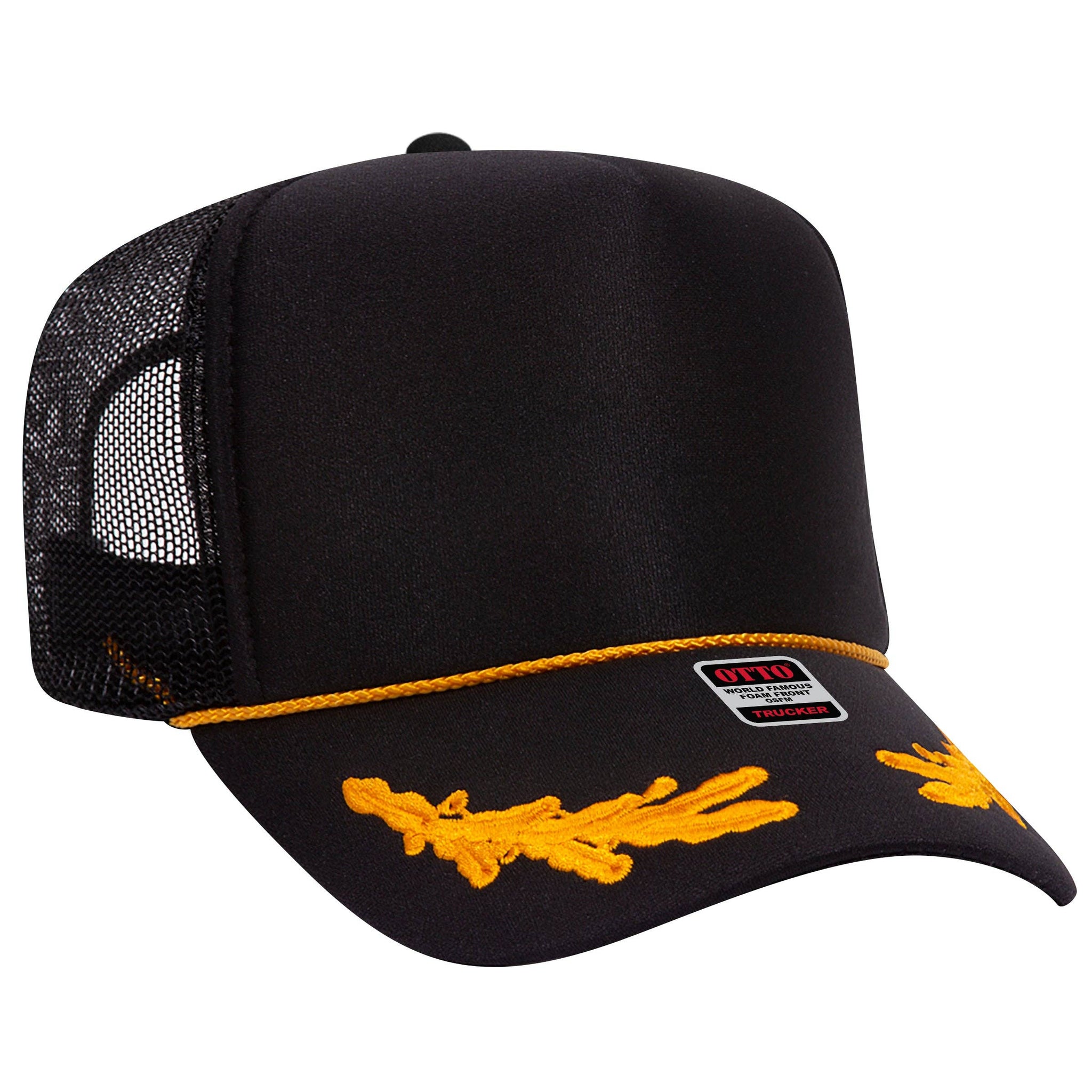 Otto 5-Panel High Crown Foam Trucker Hats, Mesh Back Cap - 39-165