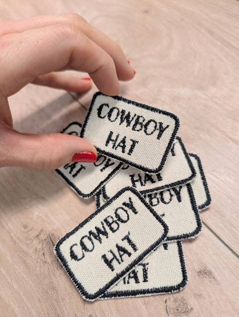 Cowboy Hat Iron-On Patch