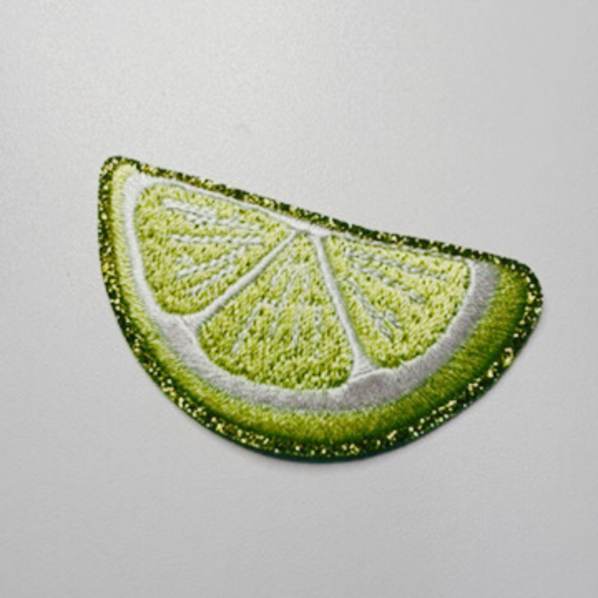 2.5" LEMON -  Embroidered Hat Patch