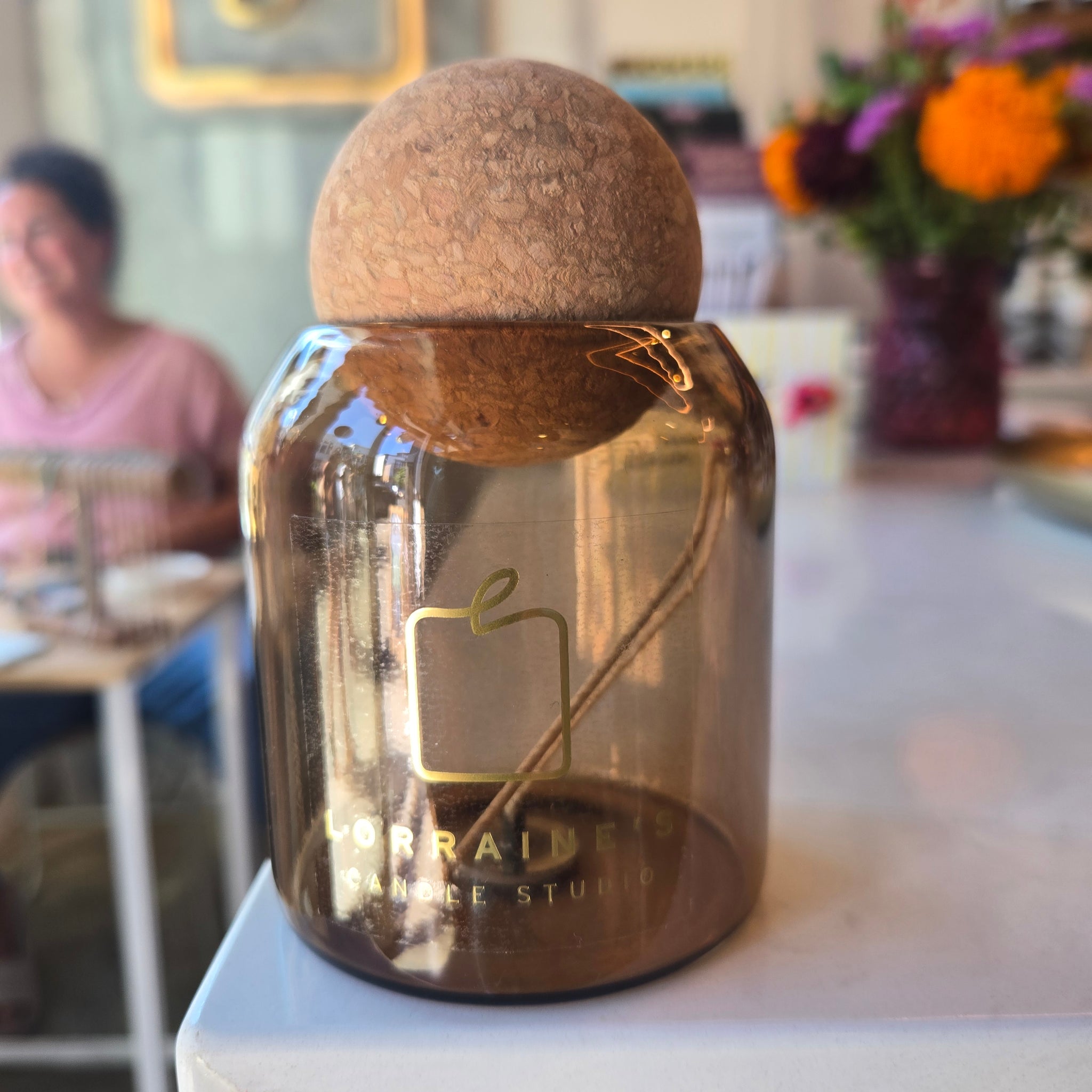 7oz Luna with Cork Ball Lid