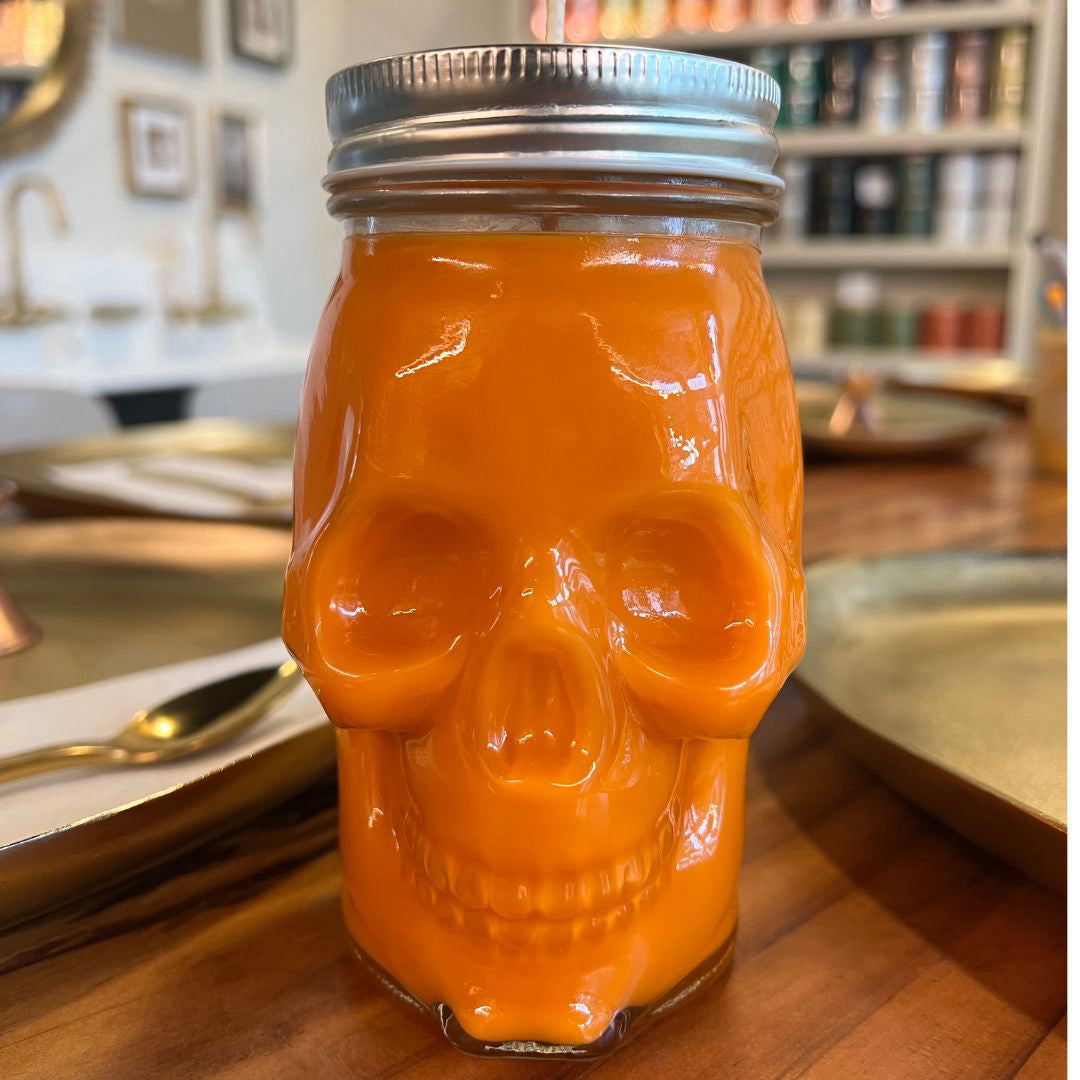 "Freddy" Skull Candles