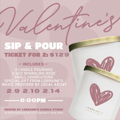 A Valentine's Sip & Pour (1 Ticket per Couple)